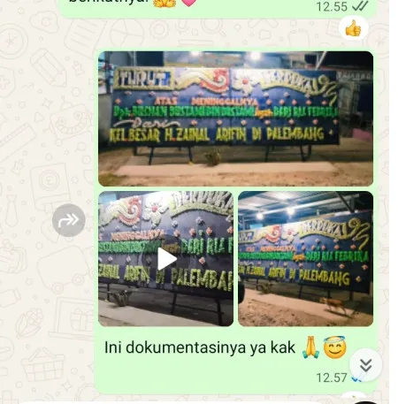 Pengiriman Papan Bunga Duka Ballroom Wedding Depok